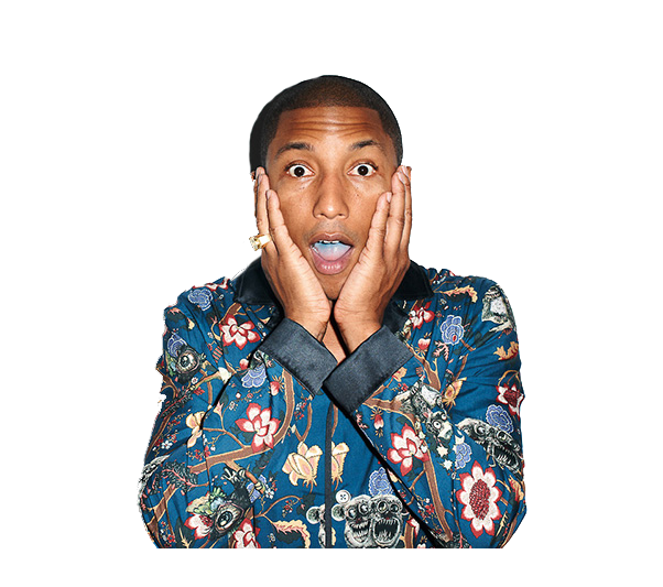Pharrell Williams trasparente