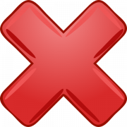 Red Cross Mark Free PNG Image