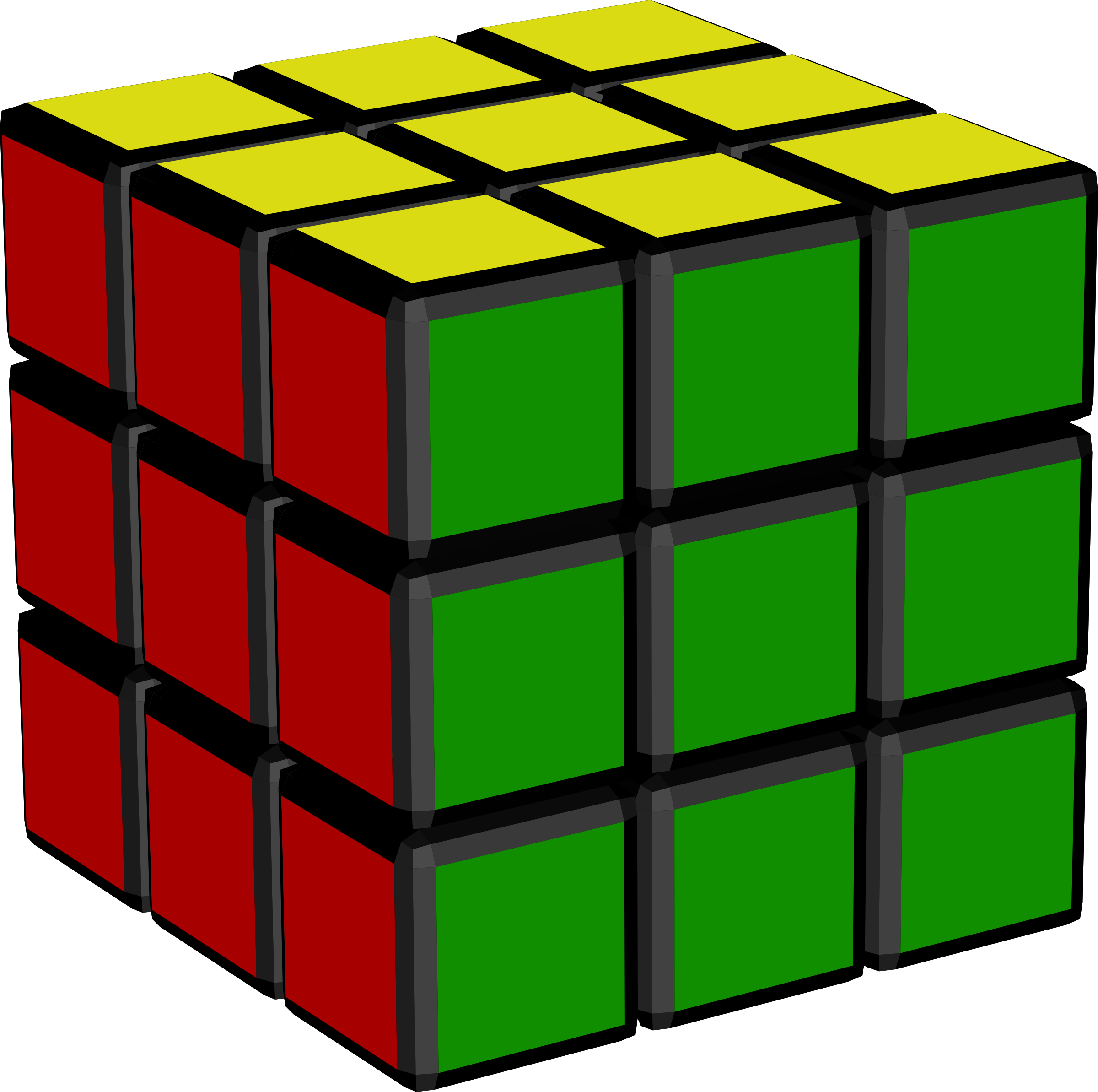Rubik's Cube Transparent