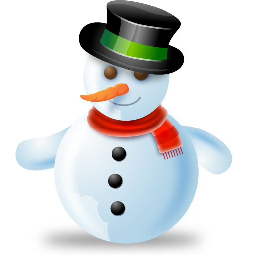 Sneeuwman gratis PNG -afbeelding