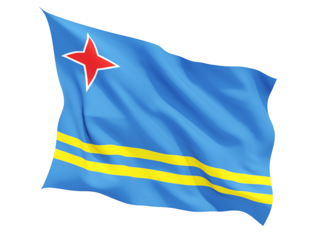 Fichier PNG de drapeau Aruba
