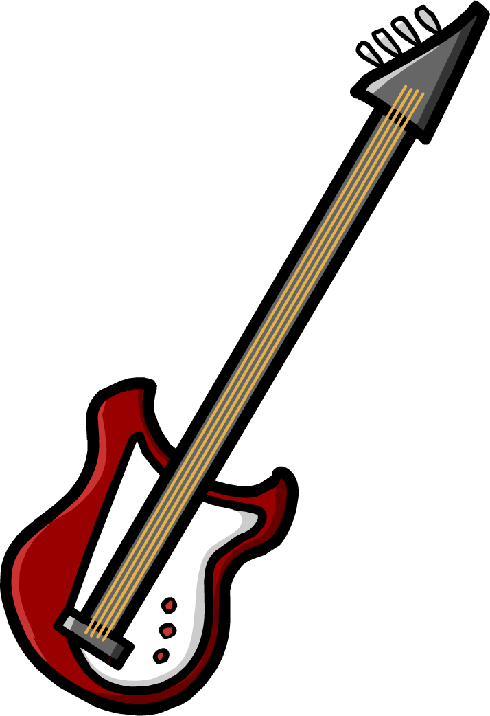 Bass Guitar PNG File