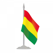 Flag en Bolivie transparent