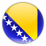 Bosnia และ Herzegovina Flag ดาวน์โหลดฟรี PNG