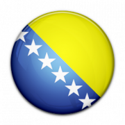 Bosnie et Herzégovine Flag PNG Photo