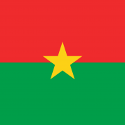 Burkina Faso vlag PNG