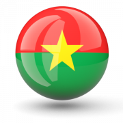 Burkina Faso Flag PNG -afbeelding