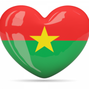 Burkina Faso Flag PNG Bild