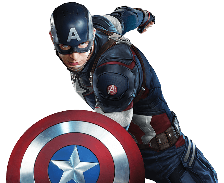 Captain America trasparente