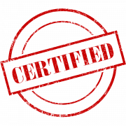 Timbro certificato clipart png