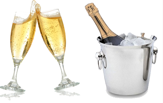 Champagne png foto