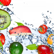 Fruit Water Splash PNG Image