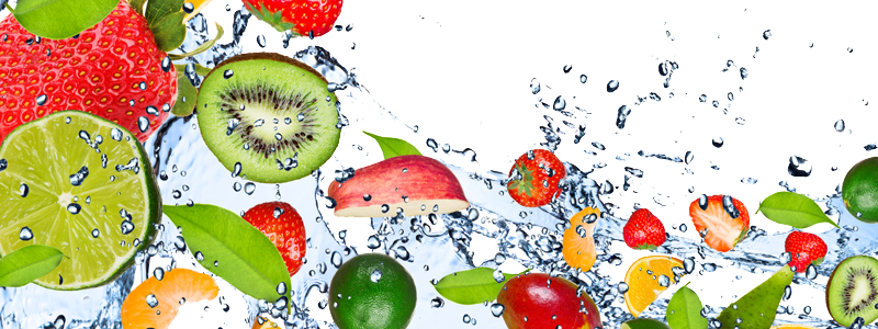 Fruit Water Splash PNG Image