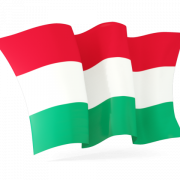 Bendera Hongaria transparan