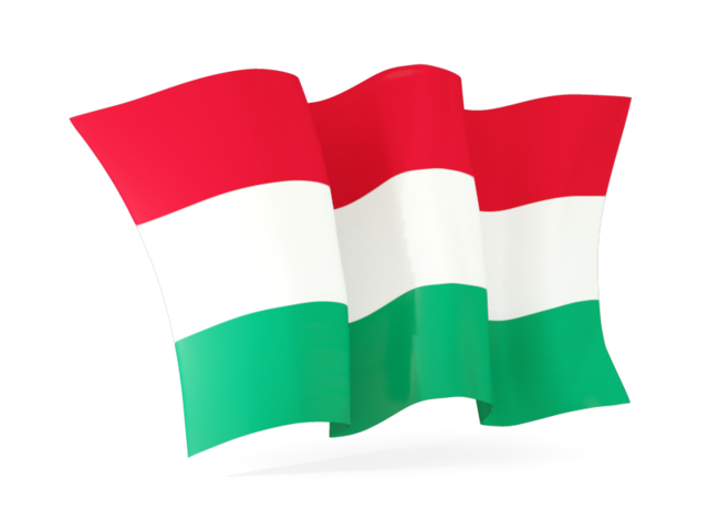 Flag Ungheria trasparente