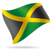Jamaica vlag transparant