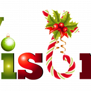 Merry Christmas Text PNG Pic