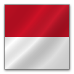 Monaco vlag PNG