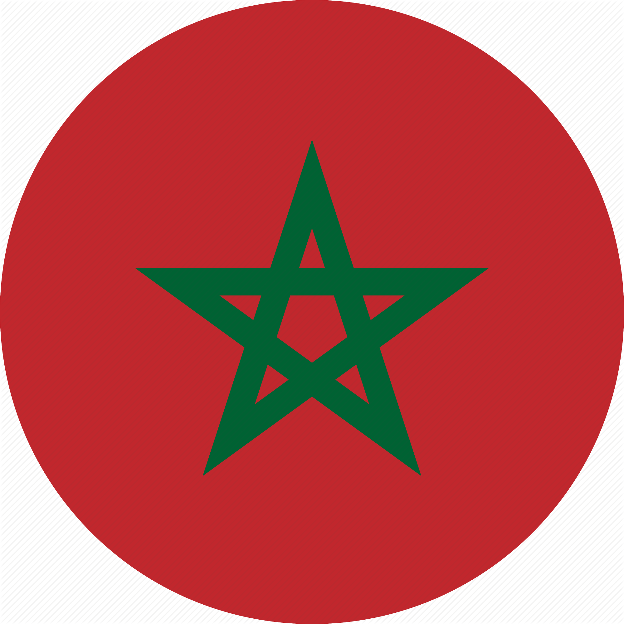 Bendera Maroko PNG