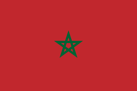 Transparente bandiera maroccia