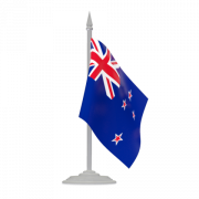 Imagen de PNG gratis de la bandera de Nueva Zelanda