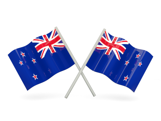 Nieuw -Zeelandse vlag transparant