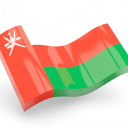 Oman vlag PNG -bestand
