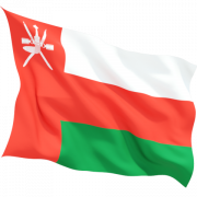 Oman vlag PNG -afbeeldingen