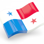 Panama bayrağı şeffaf