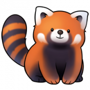 Red Panda gratis PNG -afbeelding