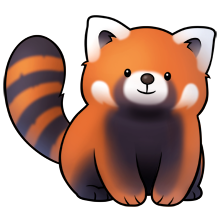 Kırmızı panda ücretsiz png görüntüsü