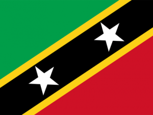 Saint Kitts en Nevis Flag PNG -afbeelding
