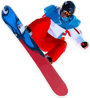 File PNG di snowboard