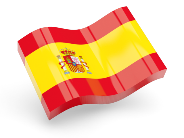 Flag Spagna trasparente