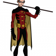 Gambar png gratis superhero robin