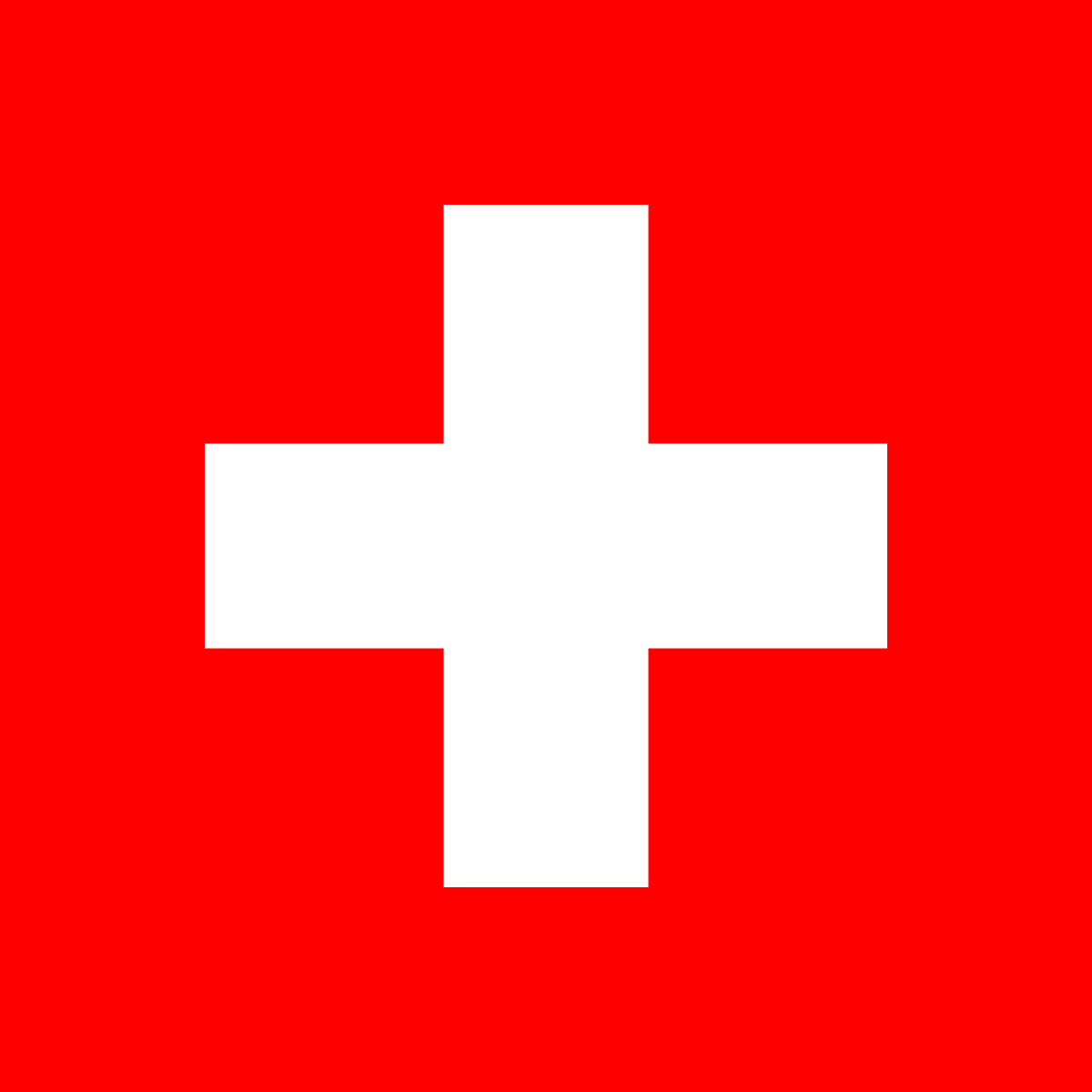 Svizzera bandiera trasparente