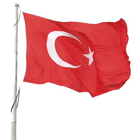 Turkije vlag gratis PNG -afbeelding
