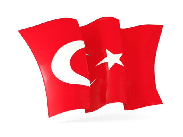 Turkije vlag PNG -afbeelding