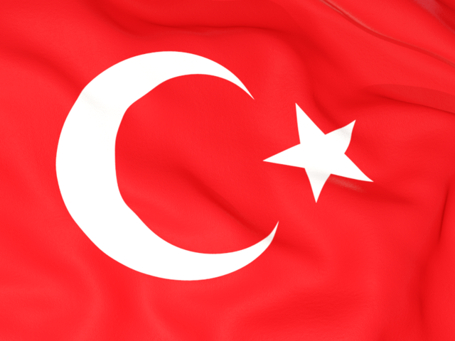 Turkije vlag PNG