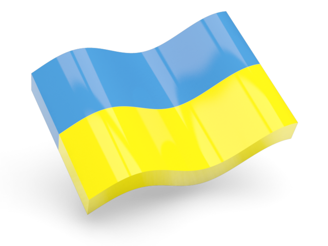 Transparente bandiera ucraina