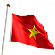 Vietnam vlag PNG -bestand