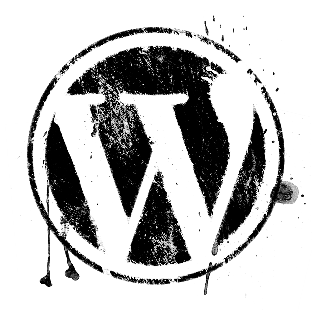 O logotipo do WordPress transparente