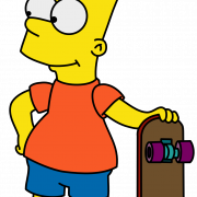 Bart Simpson şeffaf