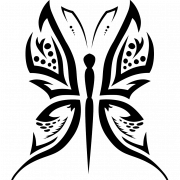 Butterfly Tattoo Designs PNG Larawan