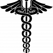 Simbol dokter caduceus gambar png gratis