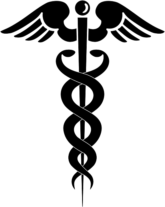 رمز الطبيب Caduceus شفاف