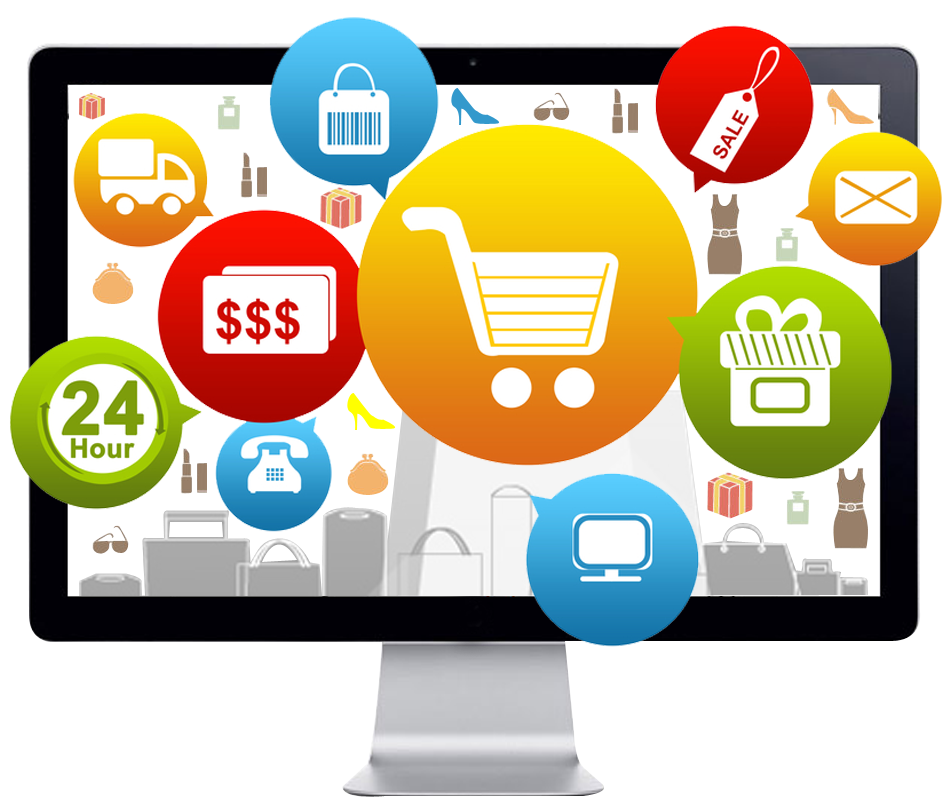 E -commerce gratis PNG -afbeelding