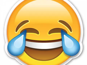 Gesicht mit Tränen der Freude Emoji Png