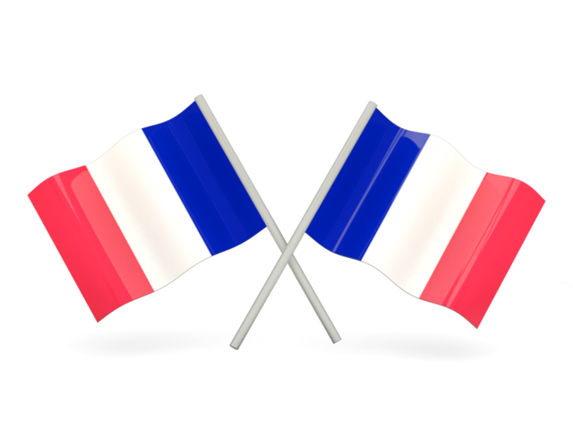 Flag francese trasparente
