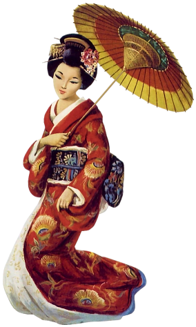 Geisha PNG Clipart